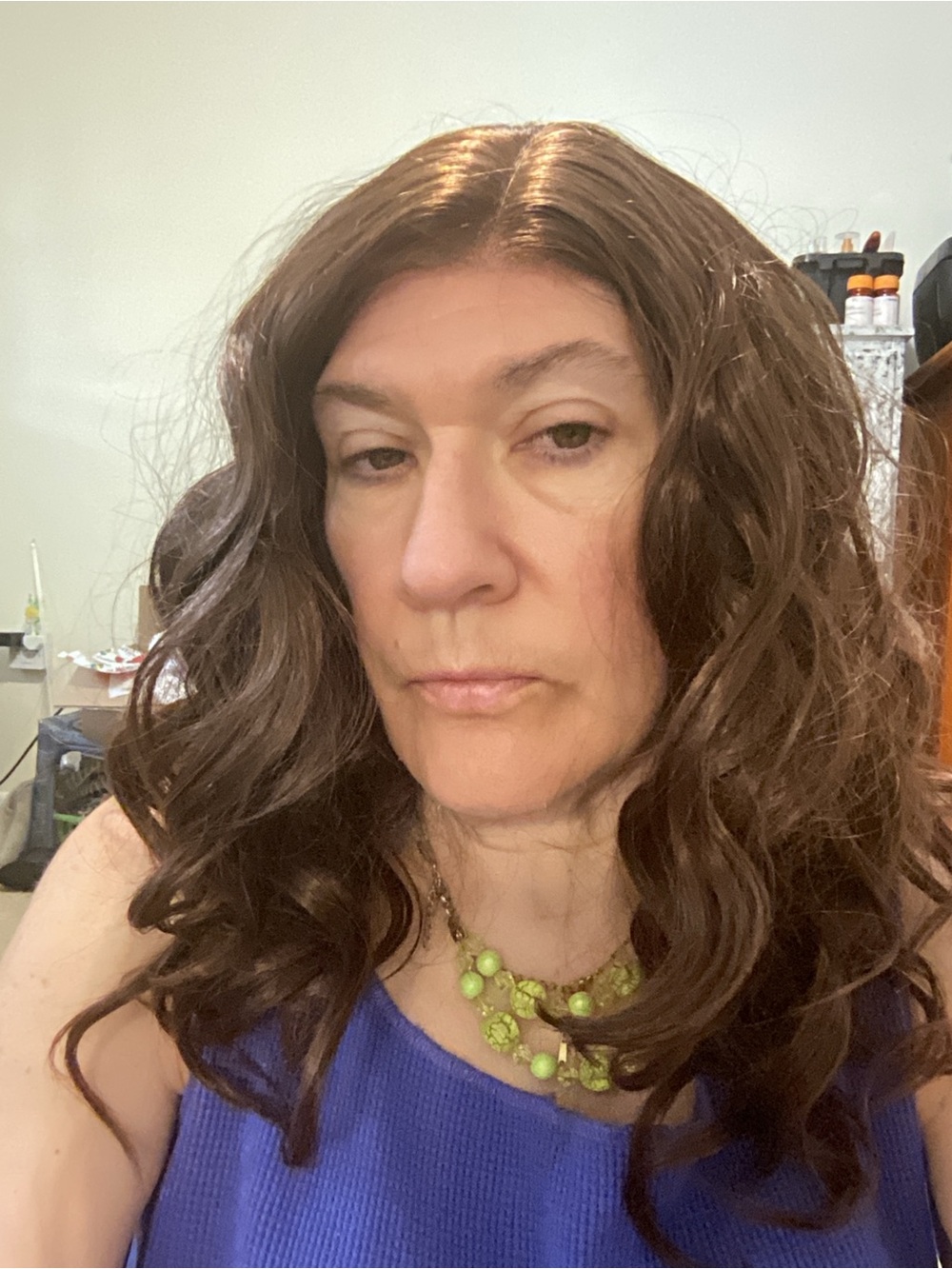 Wavy Chestnut Brown Women’s Wig - Classic Natural Style